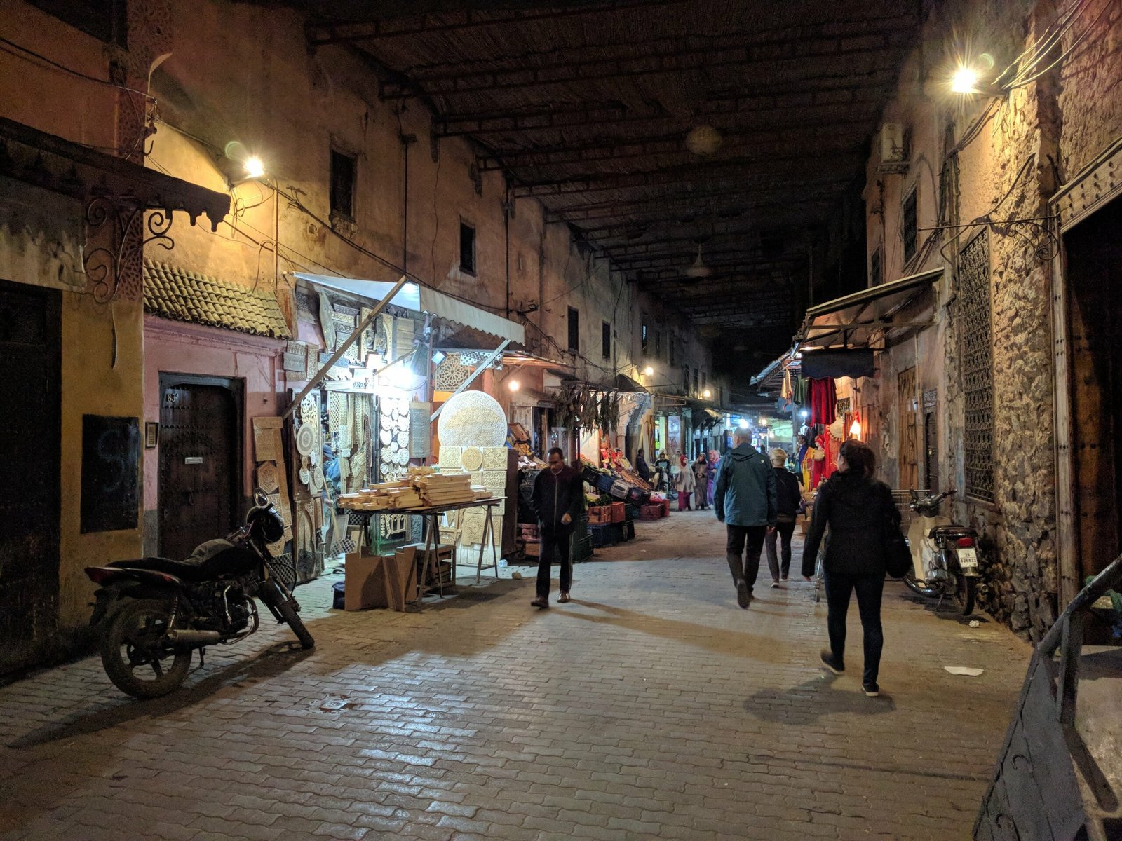 Marrakech Street at Night